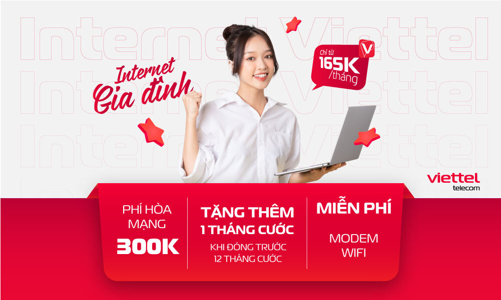 goi cuoc wifi viettel 165k thang