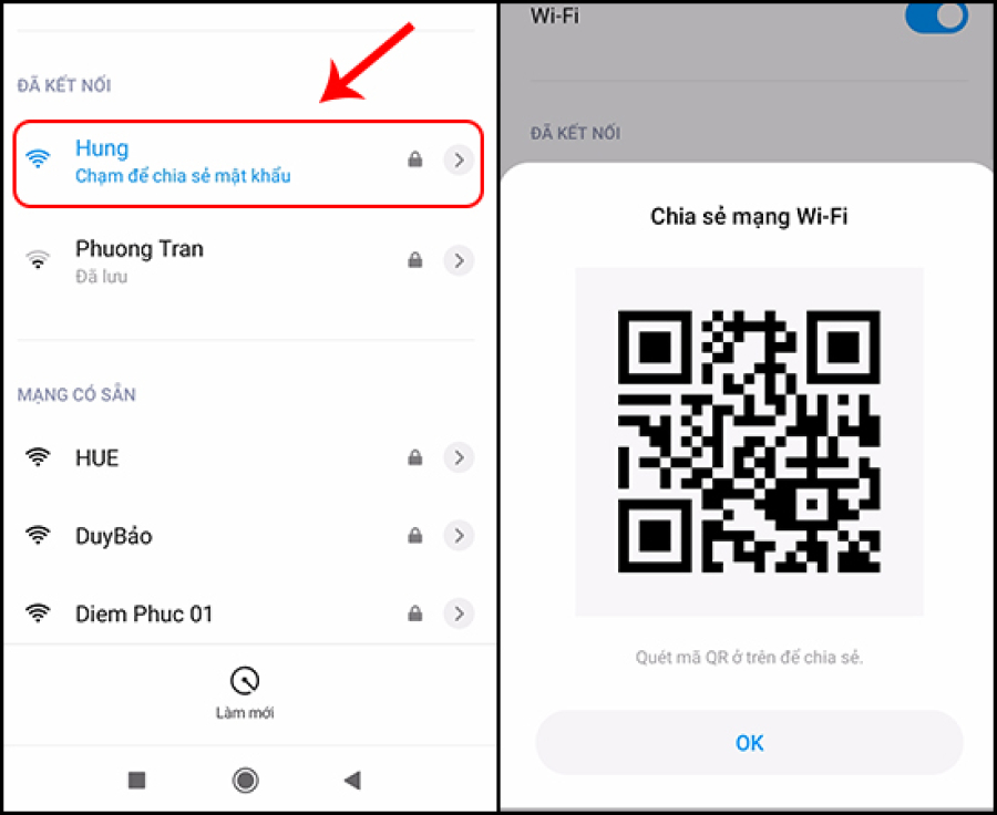 Bí quyáº¿t chia sáº» máº­t kháº©u Wifi nhanh chóng và tiá»n lá»£i báº±ng mã QR code